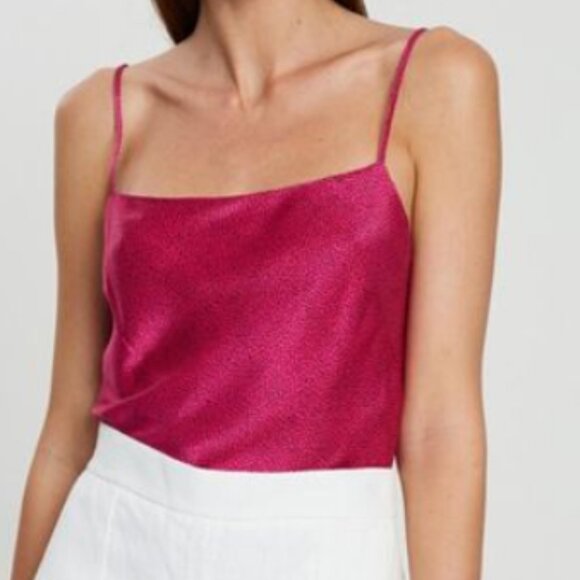 Matching Set: Aritzia Babaton Mini Slip Skirt + Benji Tank - Picture 2 of 5